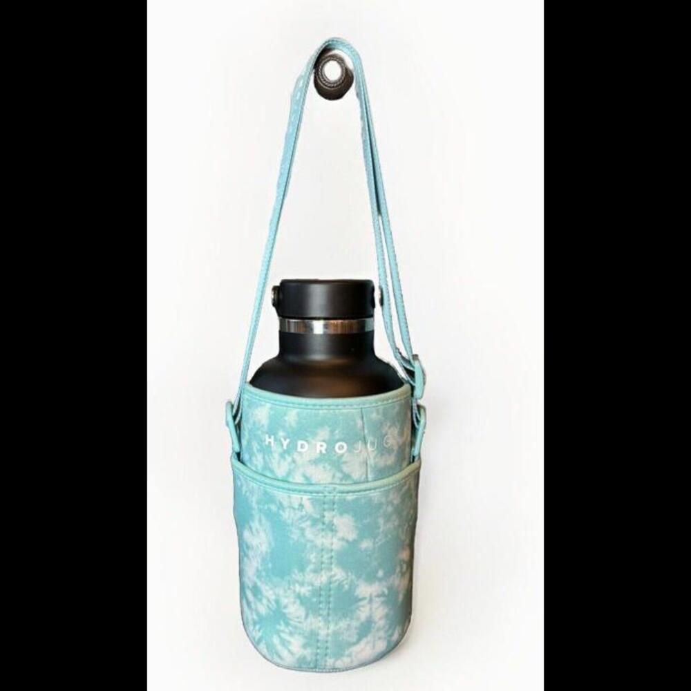 NEW! 73oz HydroJug Sleeve ~ Teal Green & White Tye Dye NWT